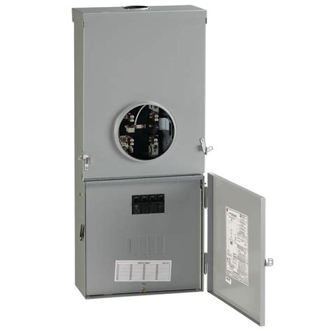 combination meter base breaker panel